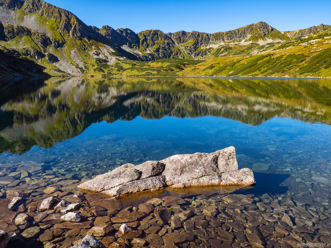 The deepest lake in the Tatras